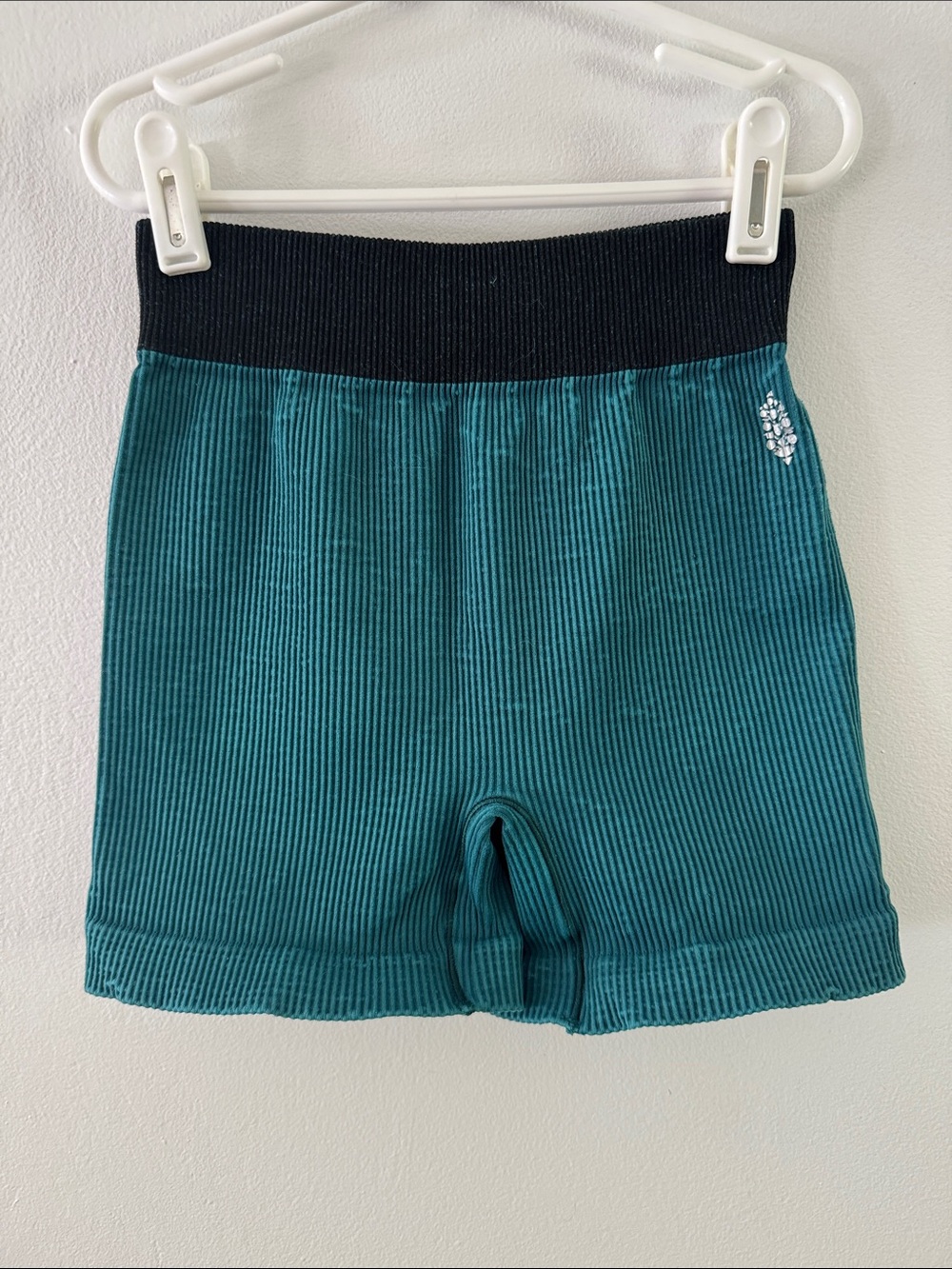 Free People Movement Dark Teal  Prajna Shorts Sz Xs/s